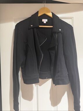 LuLaRoe Black moto style jacket